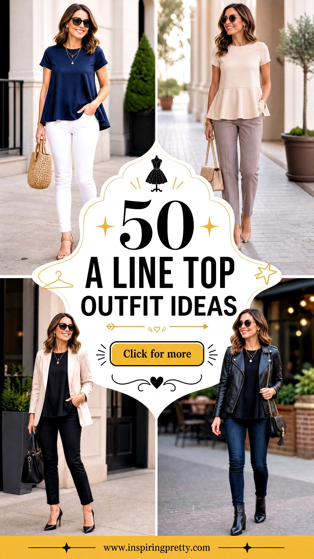 50 A Line Top Outfit Ideas for a Flattering Feminine Look - 50 A Line Top Outfit Ideas for a Flattering Feminine Look