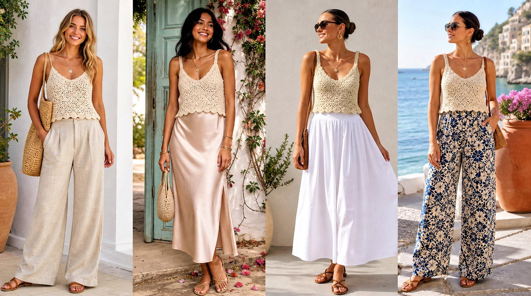 20 Abercrombie Crochet Top Outfit Ideas for Breezy Summer Style