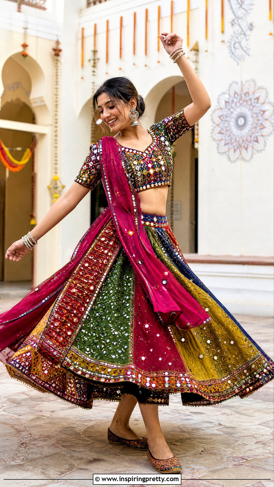 Abhla Choli With Chaniya Skirt - 50 traditional tops for women