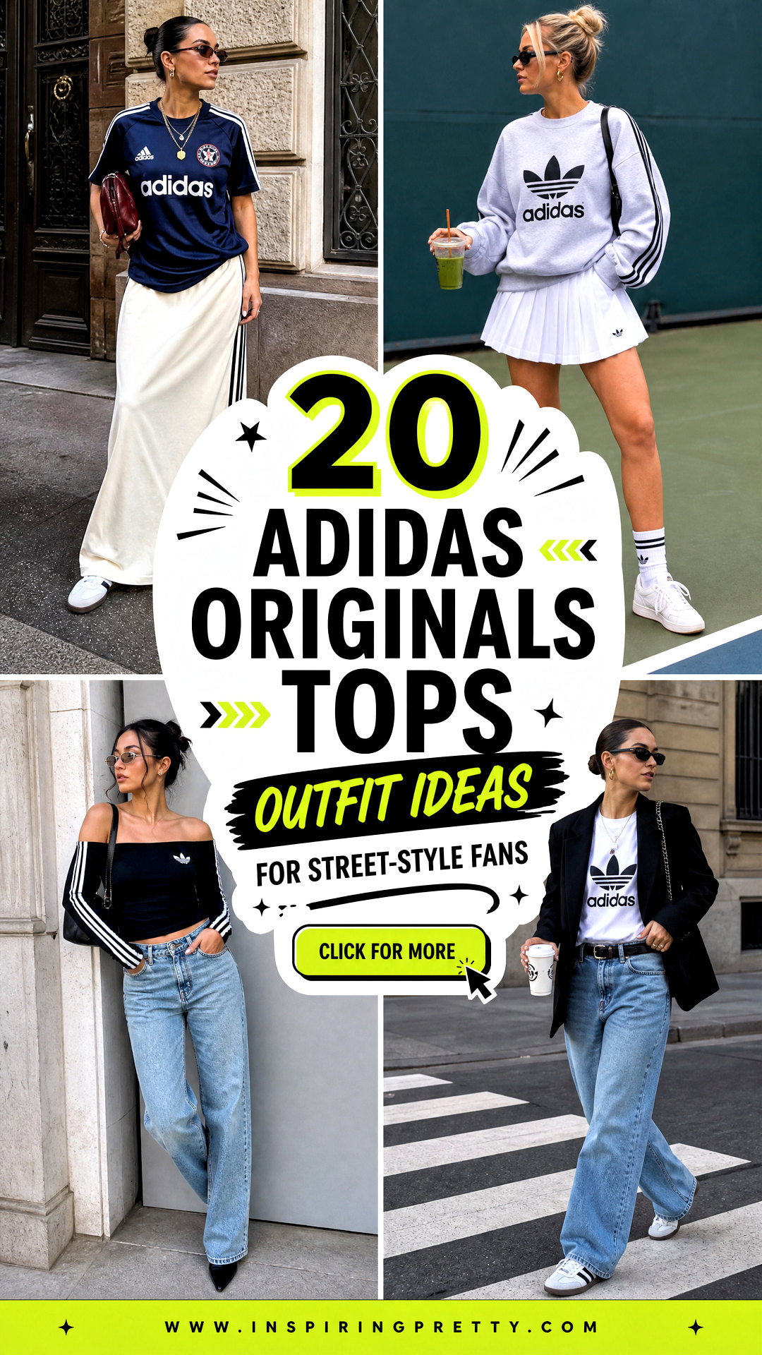 20 Adidas Originals Tops Outfit Ideas for Street-Style Fans - 20 Adidas Originals Tops Outfit Ideas for Street-Style Fans
