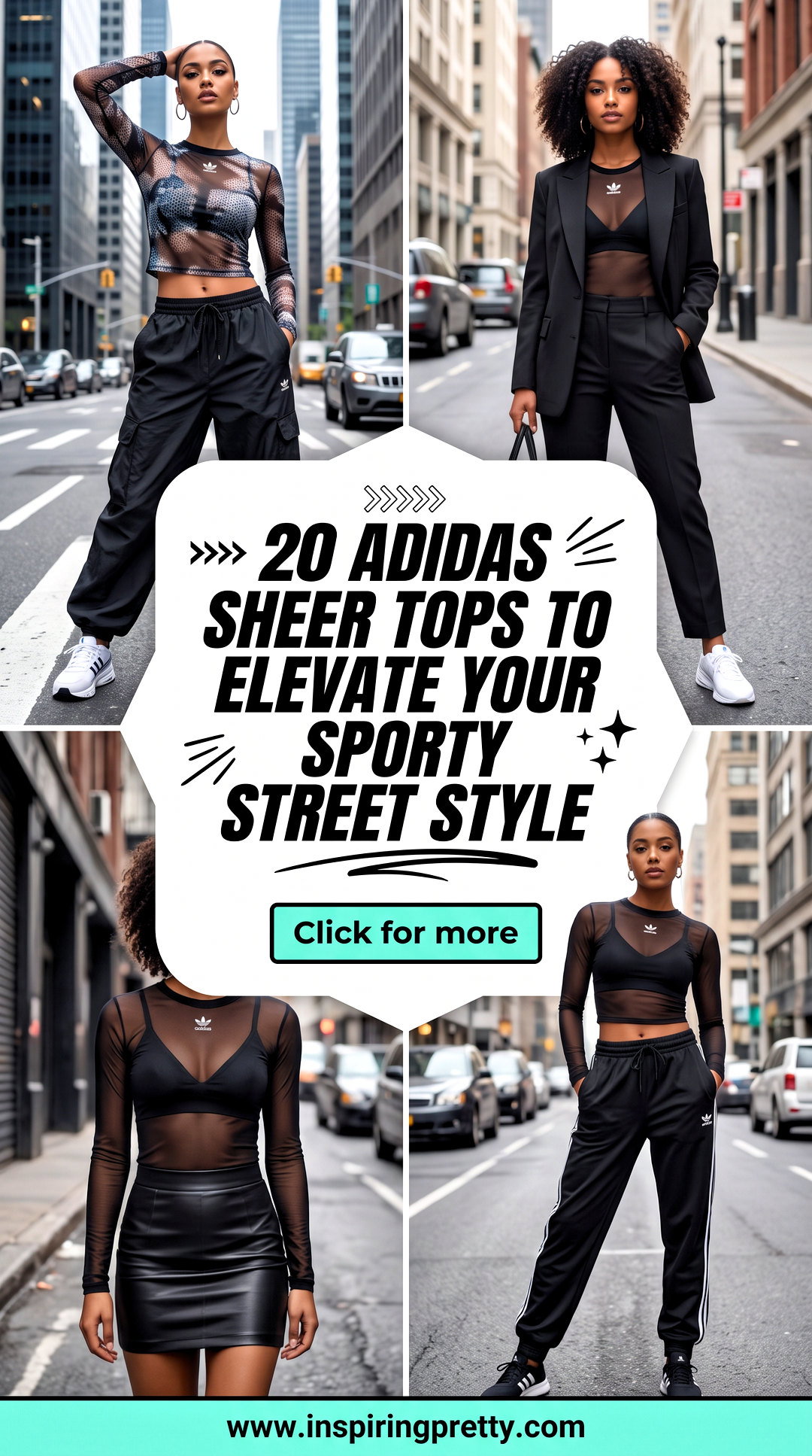 20 Adidas Sheer Tops to Elevate Your Sporty Street Style - 20 Adidas Sheer Tops to Elevate Your Sporty Street Style