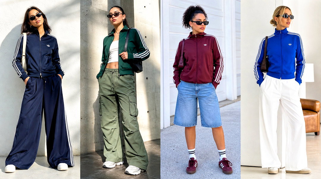 50 Adidas Track Top Outfit Ideas for Sporty Street Style