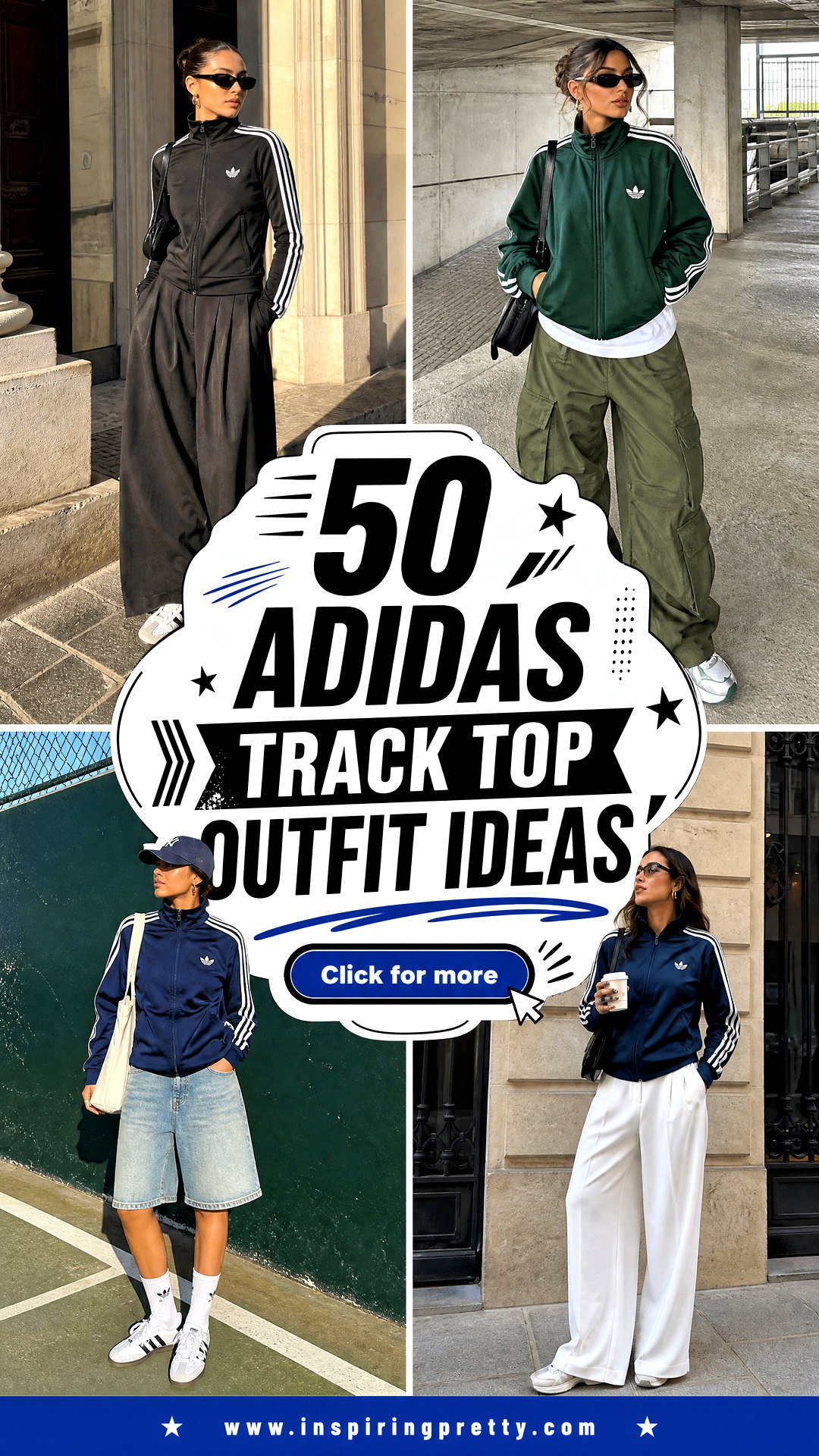 50 Adidas Track Top Outfit Ideas for Sporty Street Style - 50 Adidas Track Top Outfit Ideas for Sporty Street Style
