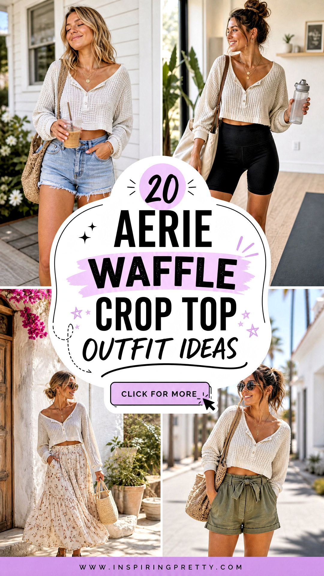 20 Aerie Waffle Crop Top Outfit Ideas for Effortless Style - 20 Aerie Waffle Crop Top Outfit Ideas for Effortless Style