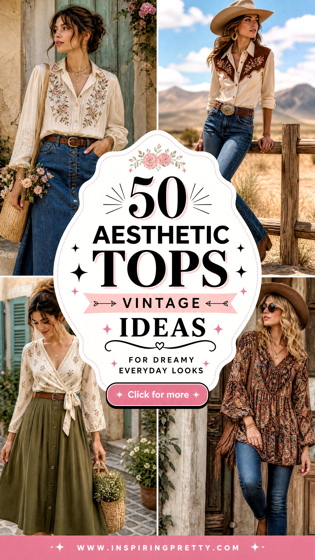 50 Aesthetic Tops Vintage Ideas for Dreamy Everyday Looks - 50 Aesthetic Tops Vintage Ideas for Dreamy Everyday Looks
