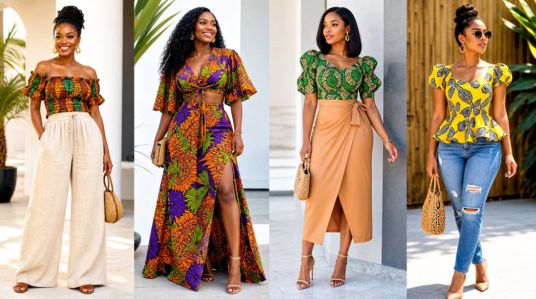 50 African Print Tops Outfit Ideas for Vibrant Everyday Style