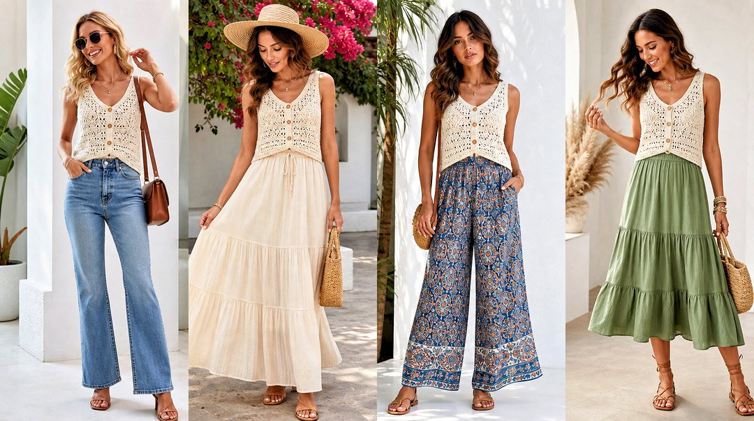 20 Agatha Crochet Top Outfit Ideas for Chic Handmade Style