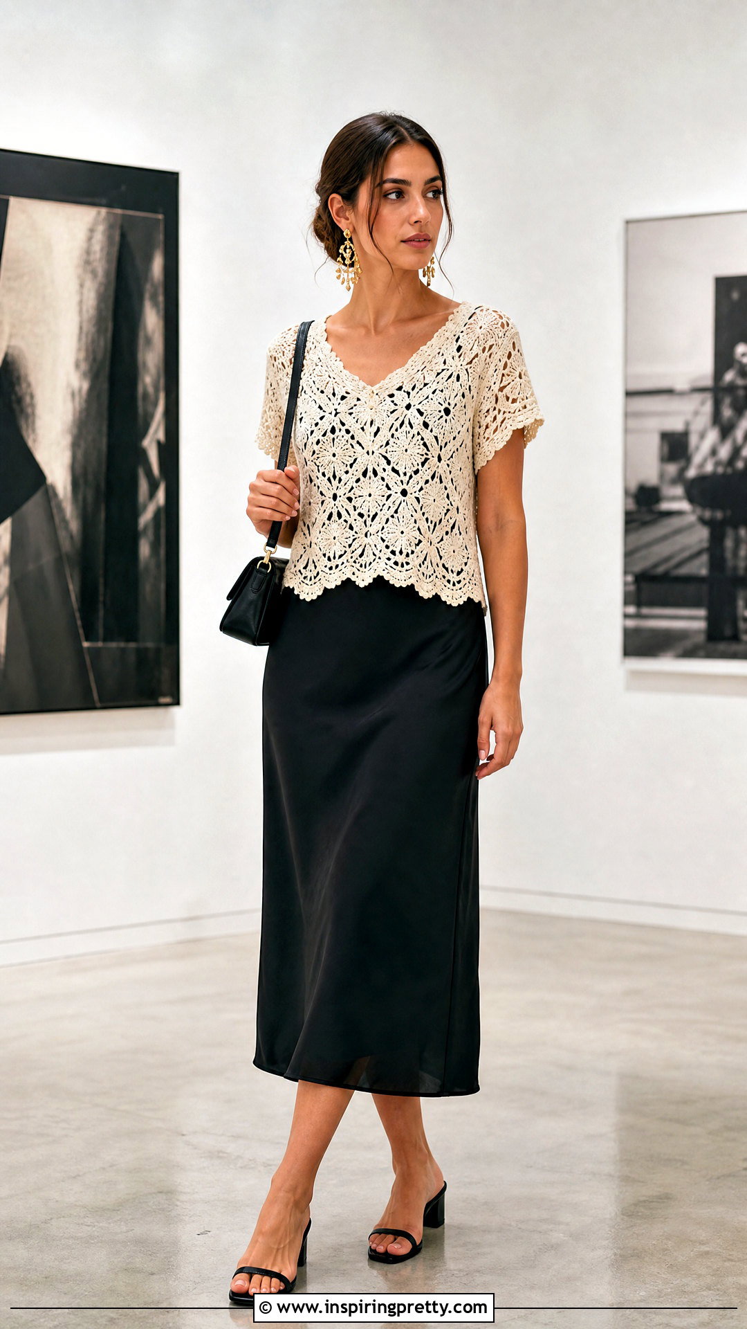 Agatha Crochet Top Over A Slip Dress - 20 Agatha Crochet Top outfit ideas