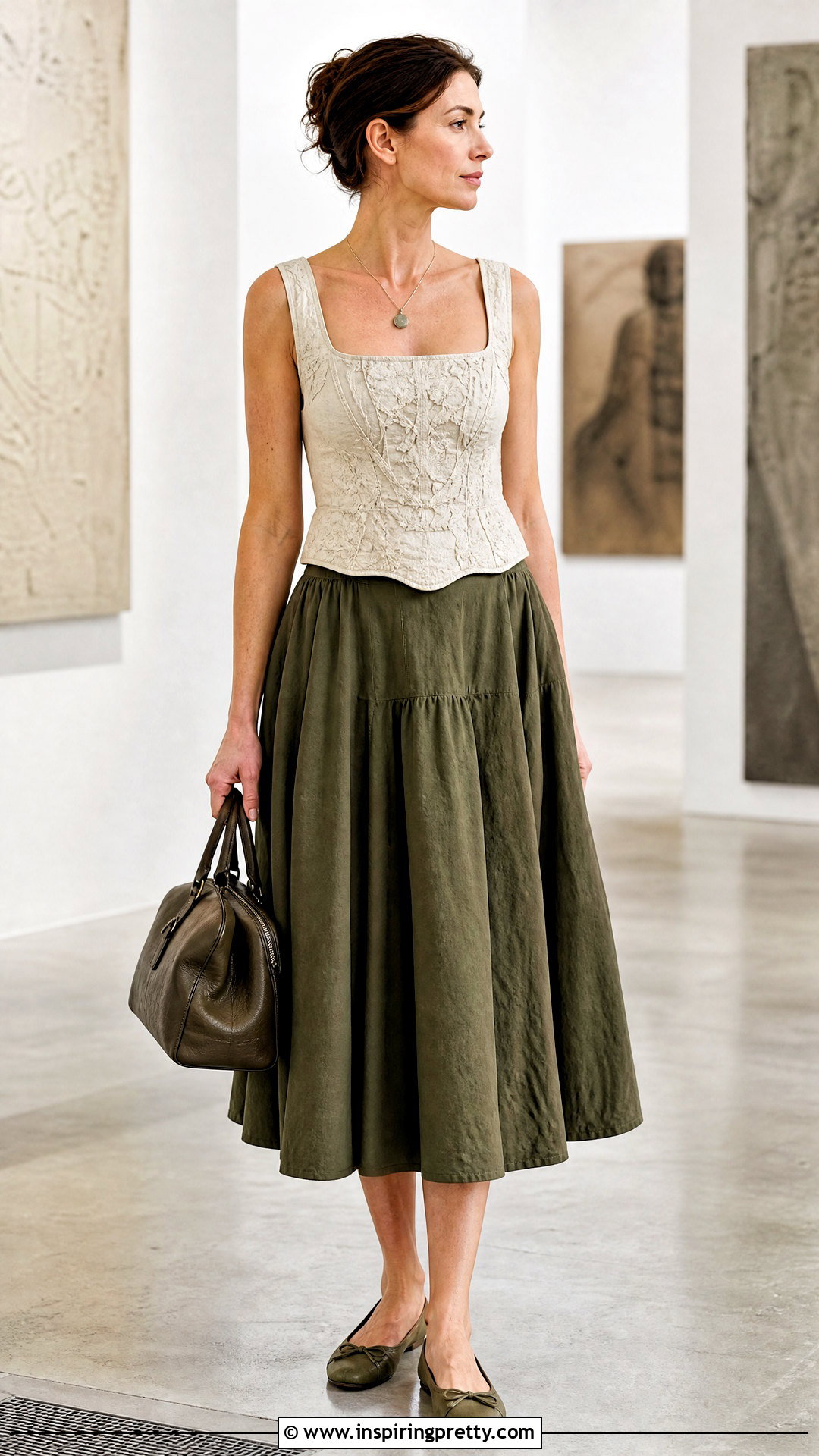 Alabama Chanin Corset Top With Swing Skirt - 20 Alabama Chanin Corset Top outfit ideas