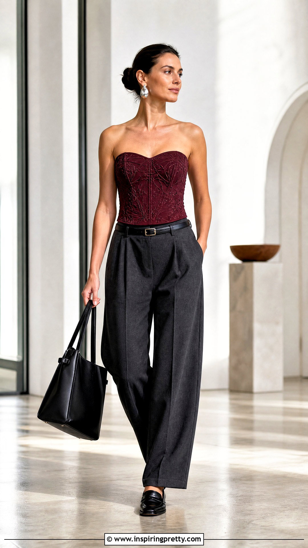 Alabama Chanin Corset Top With Tailored Trousers - 20 Alabama Chanin Corset Top outfit ideas