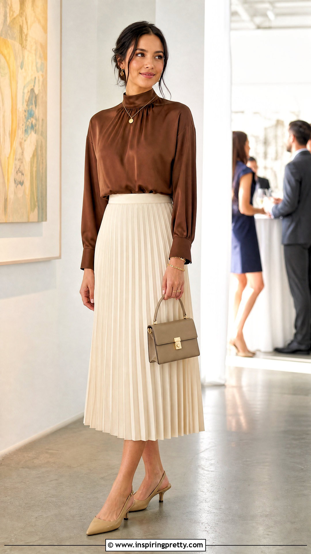 Alex Marie Miranda Blouse With A Midi Skirt - 20 alex marie tops outfit ideas