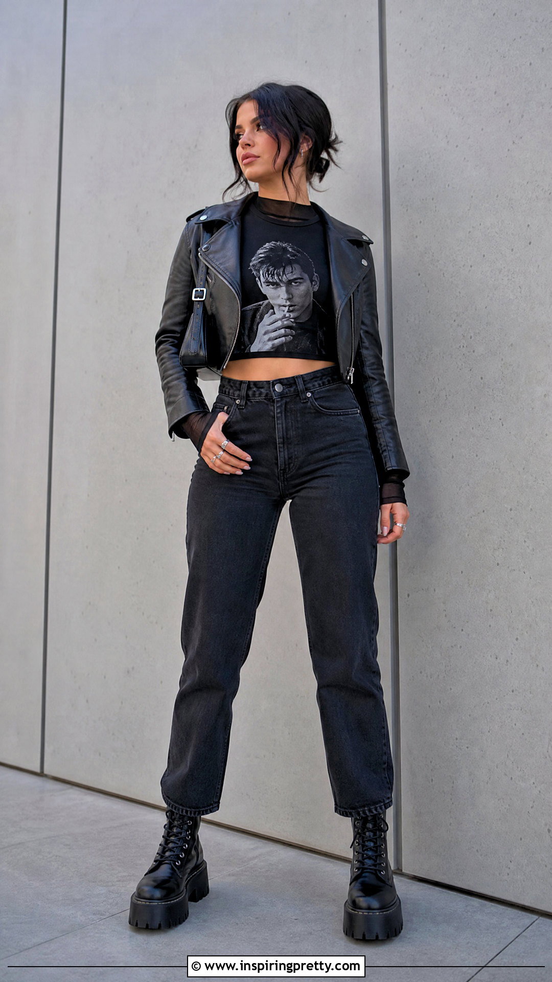 Alex Turner Crop Top With Layered Mesh Top - 20 Alex Turner Crop Top outfit ideas