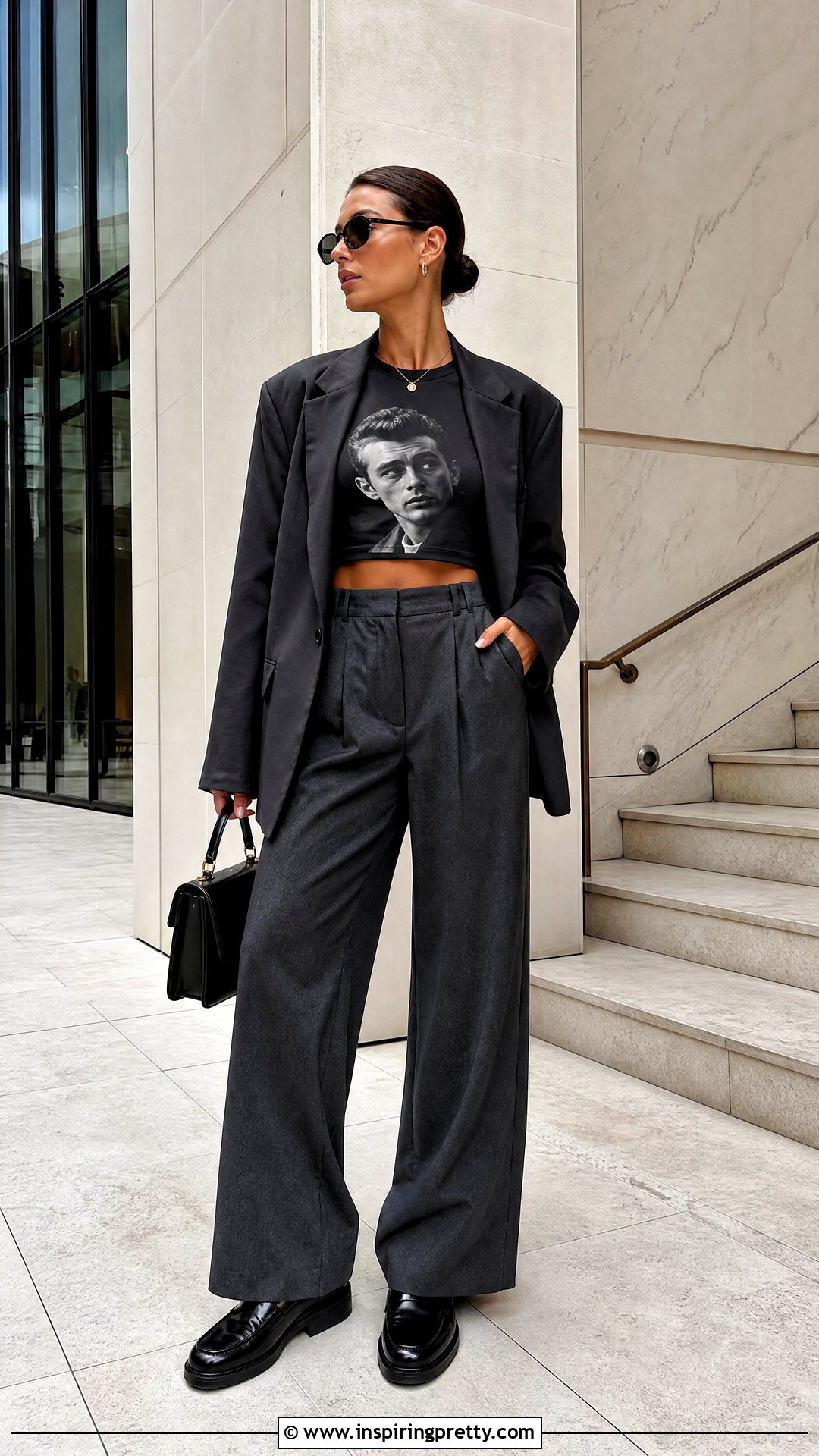 Alex Turner Crop Top With Tailored Trousers - 20 Alex Turner Crop Top outfit ideas