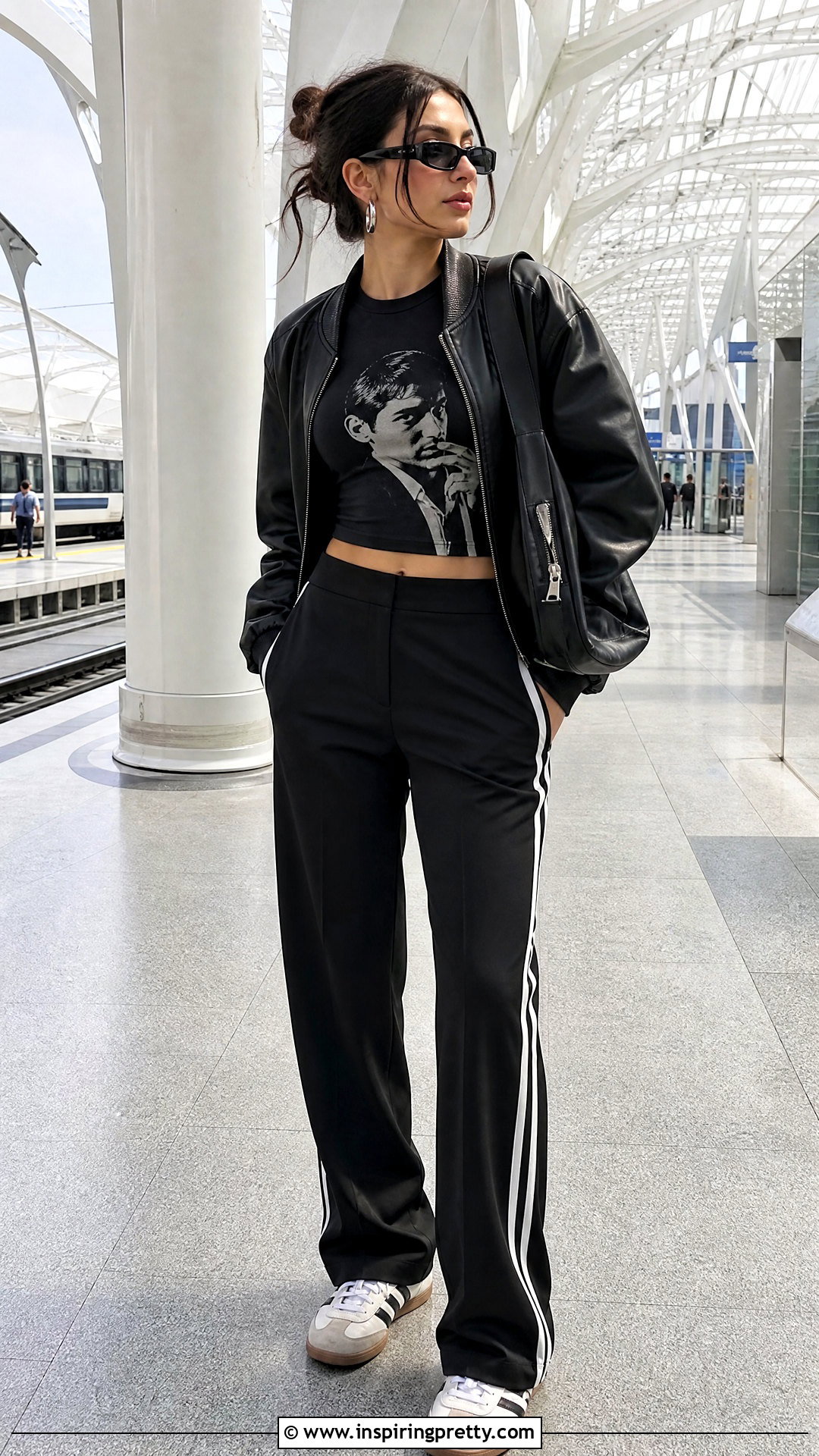 Alex Turner Crop Top With Track Pants - 20 Alex Turner Crop Top outfit ideas