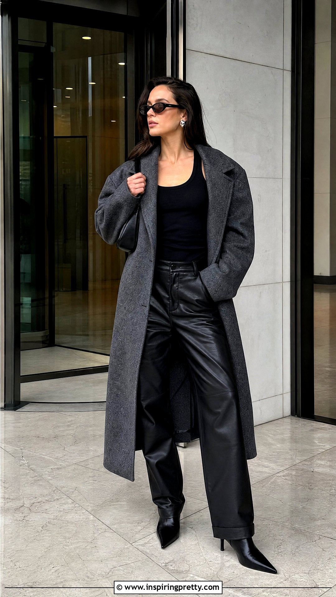 Alexander Wang Black Top With Leather Pants - 25 alexander wang black top outfit ideas