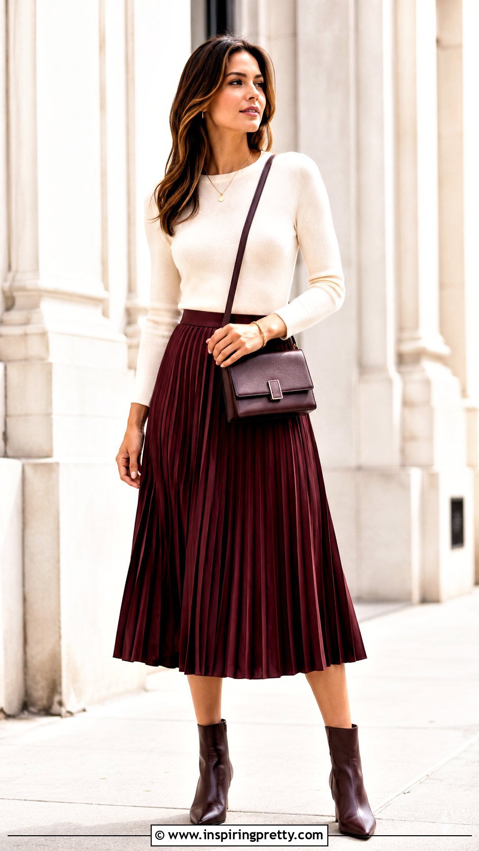 Alfani Knit Top With Pleated Skirt - 20 alfani tops outfit ideas