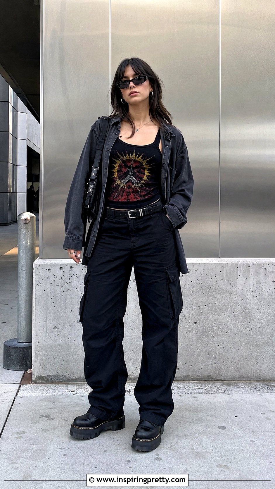 Alice In Chains Tank Top With Black Cargo Pants - 25 Alice In Chains Tank Tops
