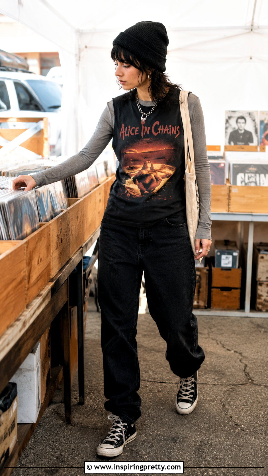Alice In Chains Tank Top With Layered Long Sleeve Shirt - 25 Alice In Chains Tank Tops
