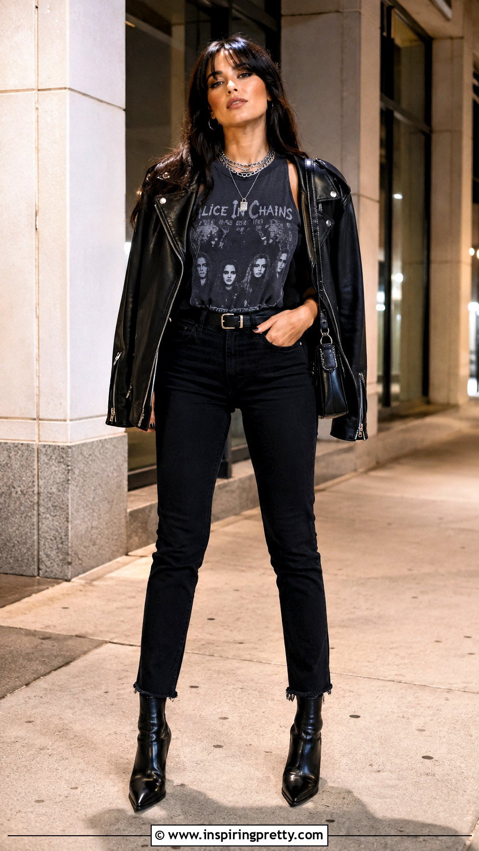 Alice In Chains Tank Top With Leather Jacket - 25 Alice In Chains Tank Tops