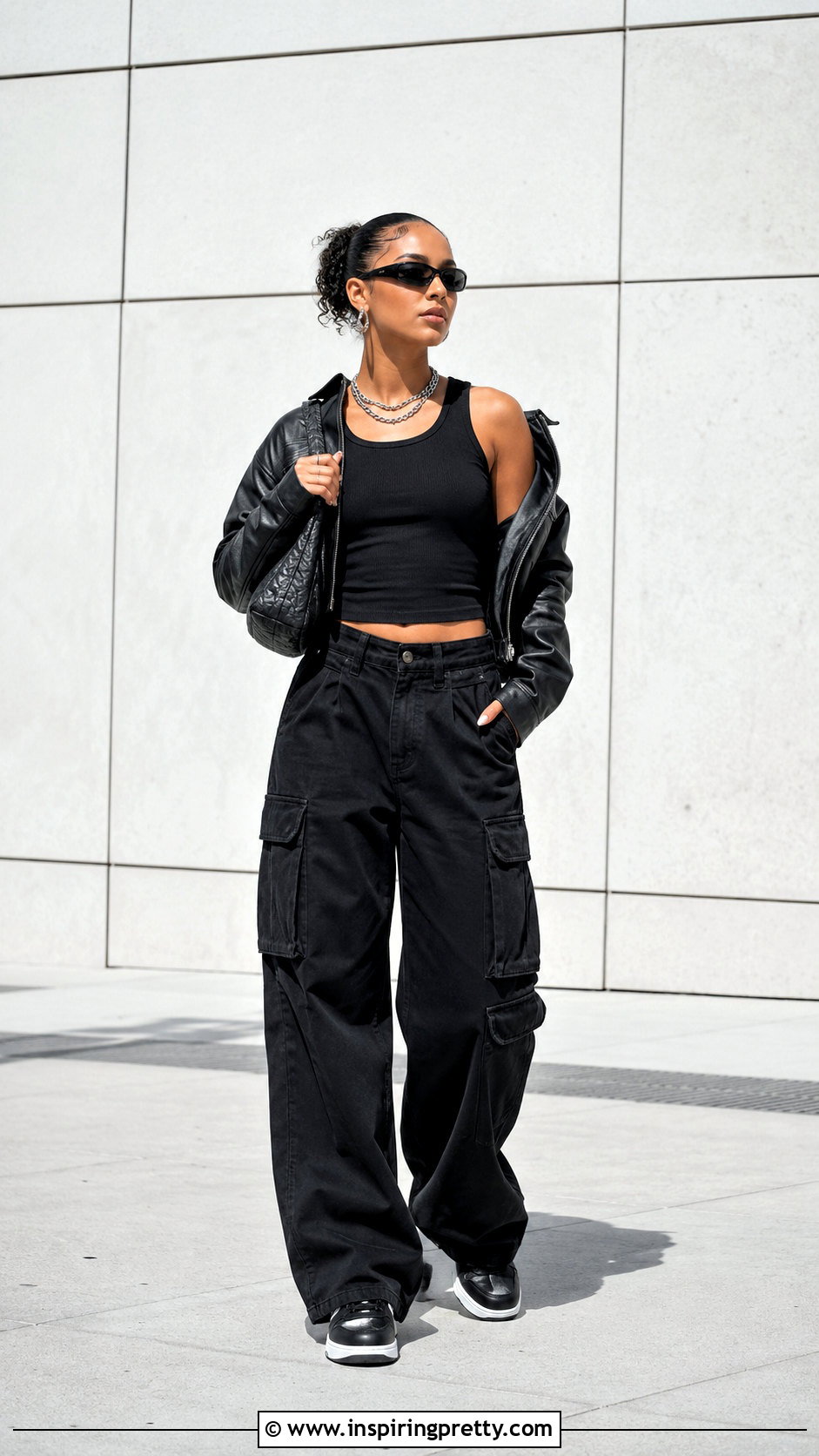All Black Hip Hop Tank Top Outfit - 20 hip hop tank tops outfit ideas