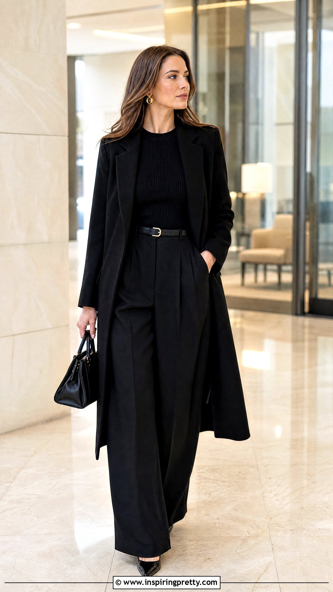 All Black Trouser And Top Outfit - 50 Trouser And Top outfit ideas