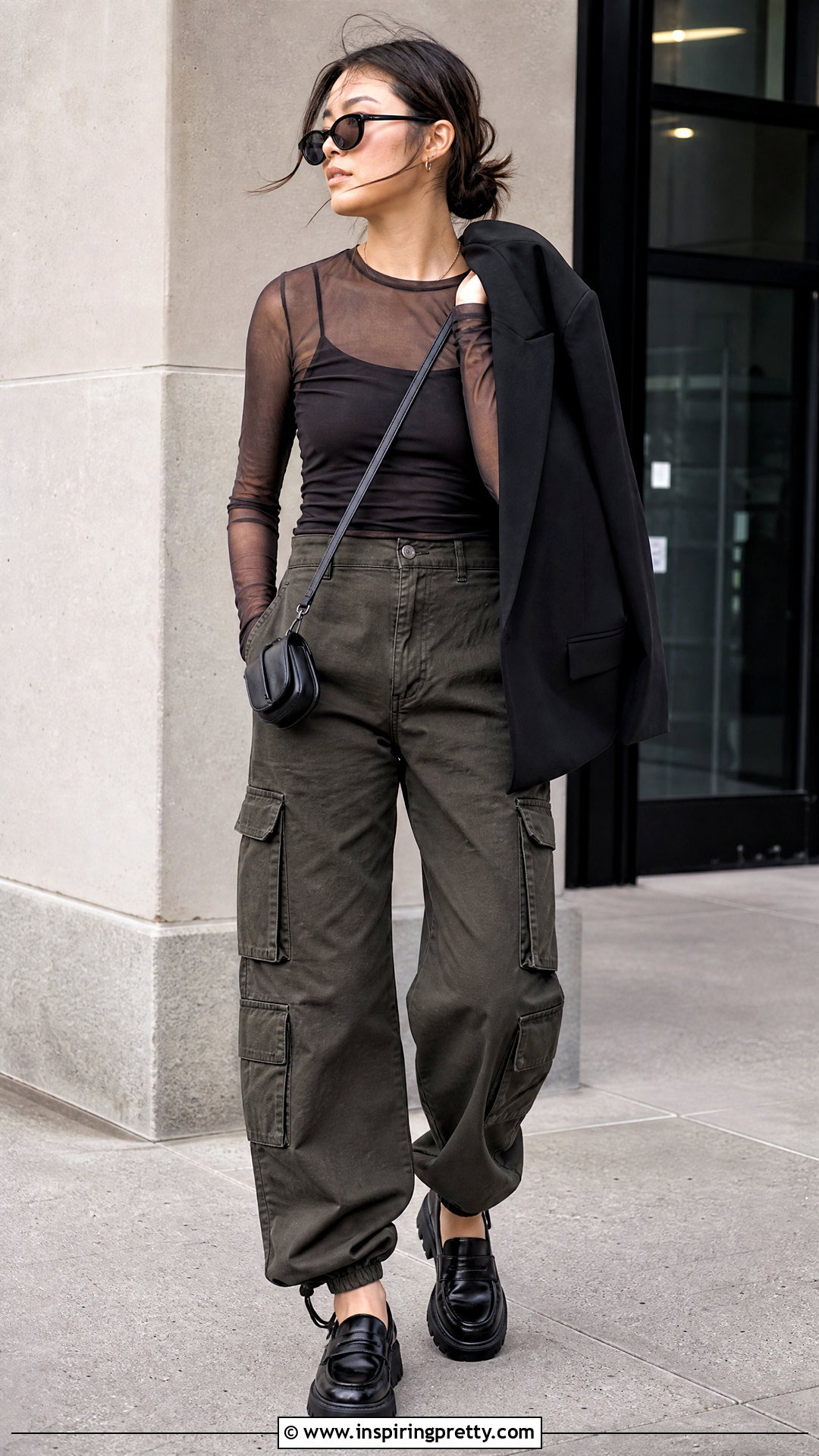 AllSaints Athea Rita Sheer T Shirt Outfit - 20 allsaints tops