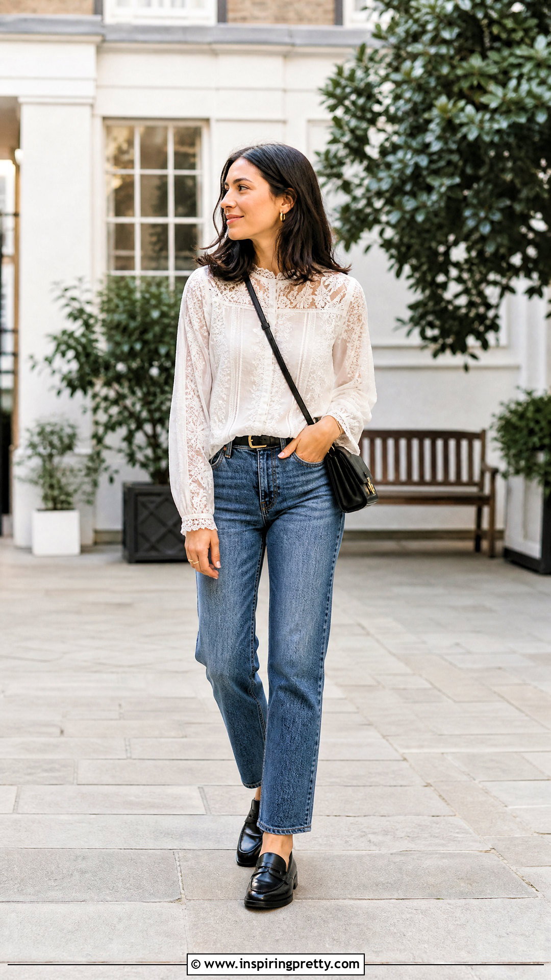 AllSaints Trixie Lace Embroidered Top Outfit - 20 allsaints tops
