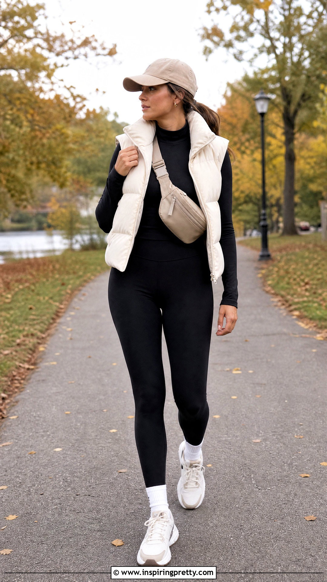 Alo Yoga Black Top With Puffer Vest And Leggings - 25 alo yoga black top outfit ideas