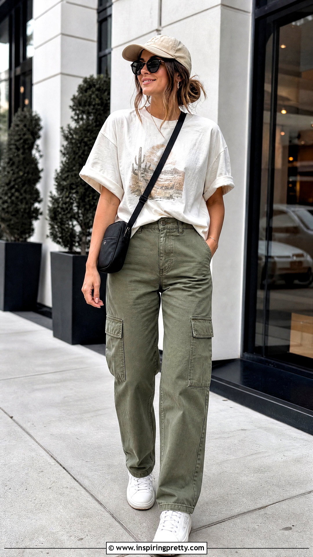 Altard State Graphic Tee With Cargo Pants - 20 altar'd state women's tops outfit ideas