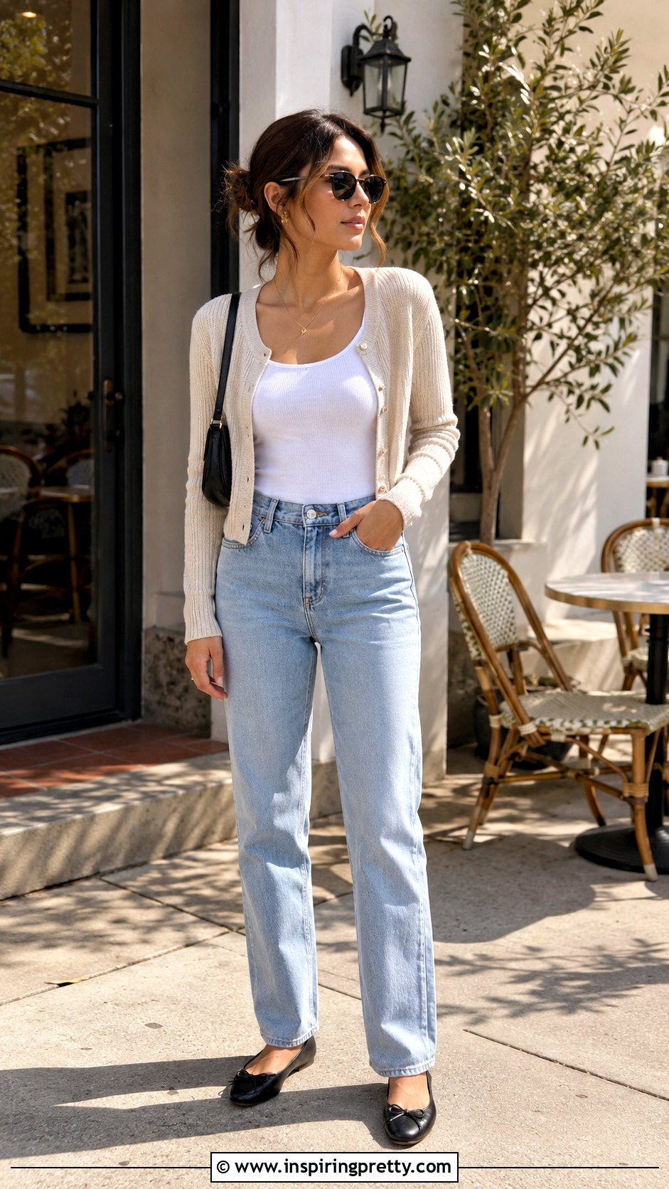 American Apparel Tank Top With Cardigan And Jeans - 20 american apparel tank top outfit ideas