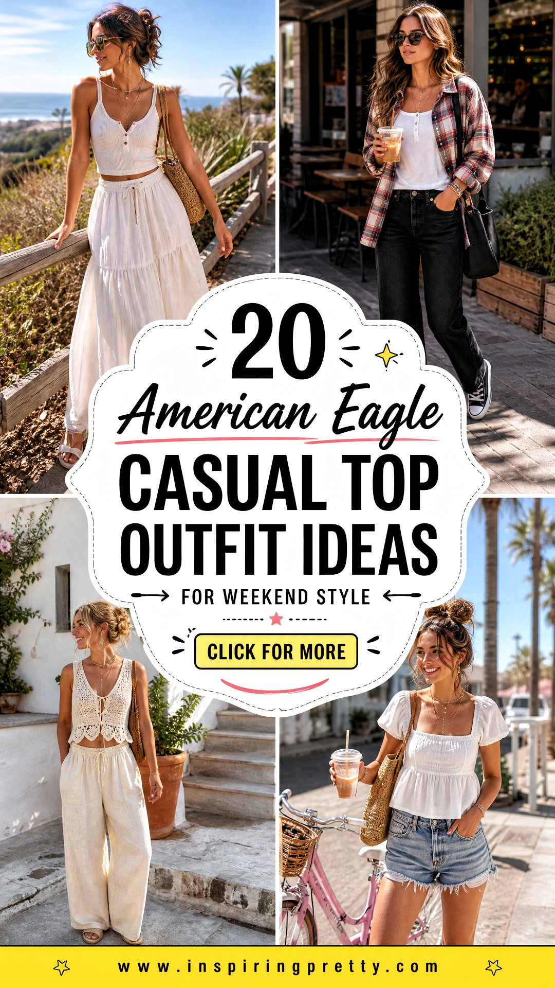 20 American Eagle Casual Top Outfit Ideas for Weekend Style - 20 American Eagle Casual Top Outfit Ideas for Weekend Style