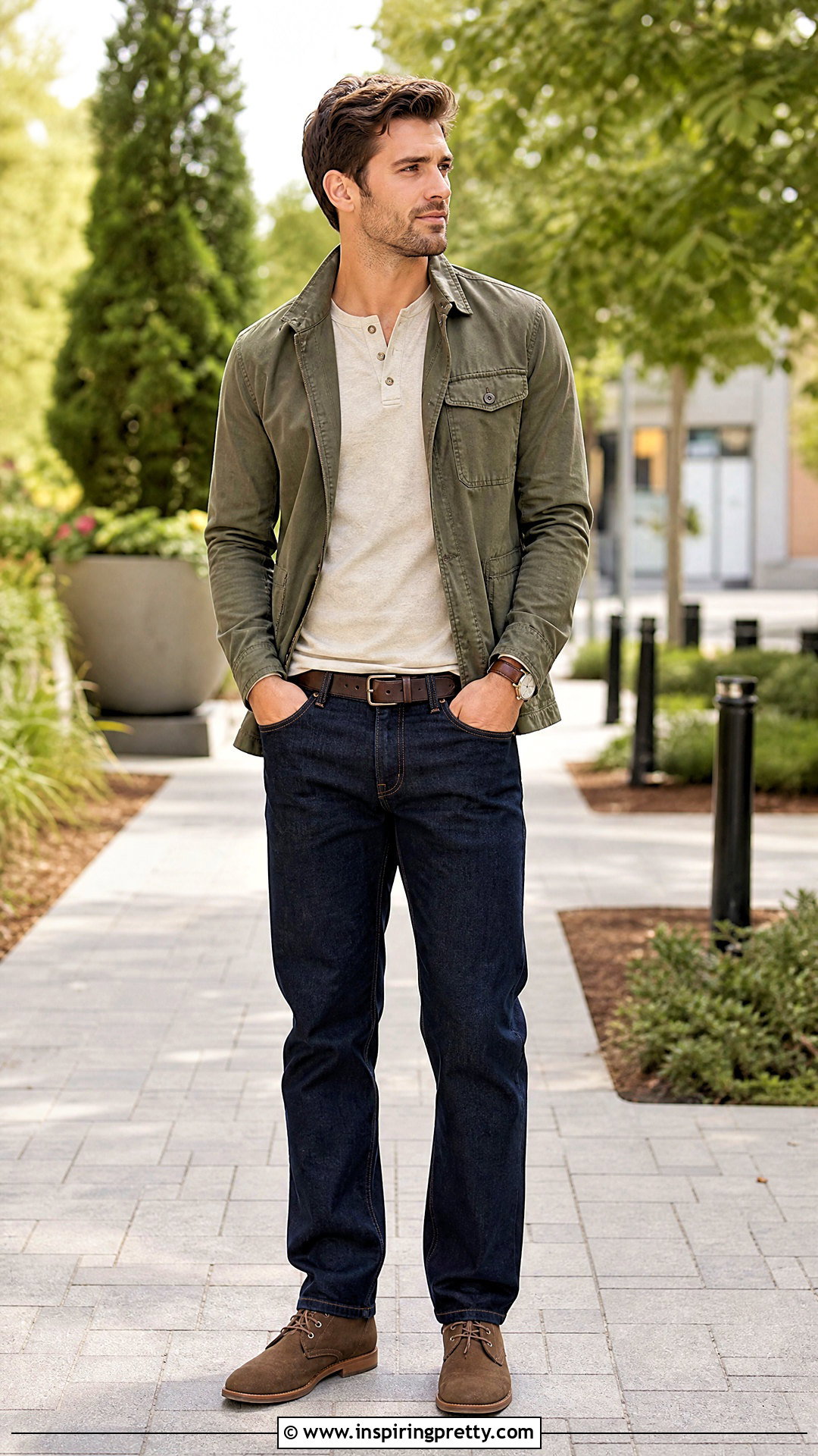 American Eagle Mens Henley With Dark Pants - 20 american eagle men's tops outfit ideas