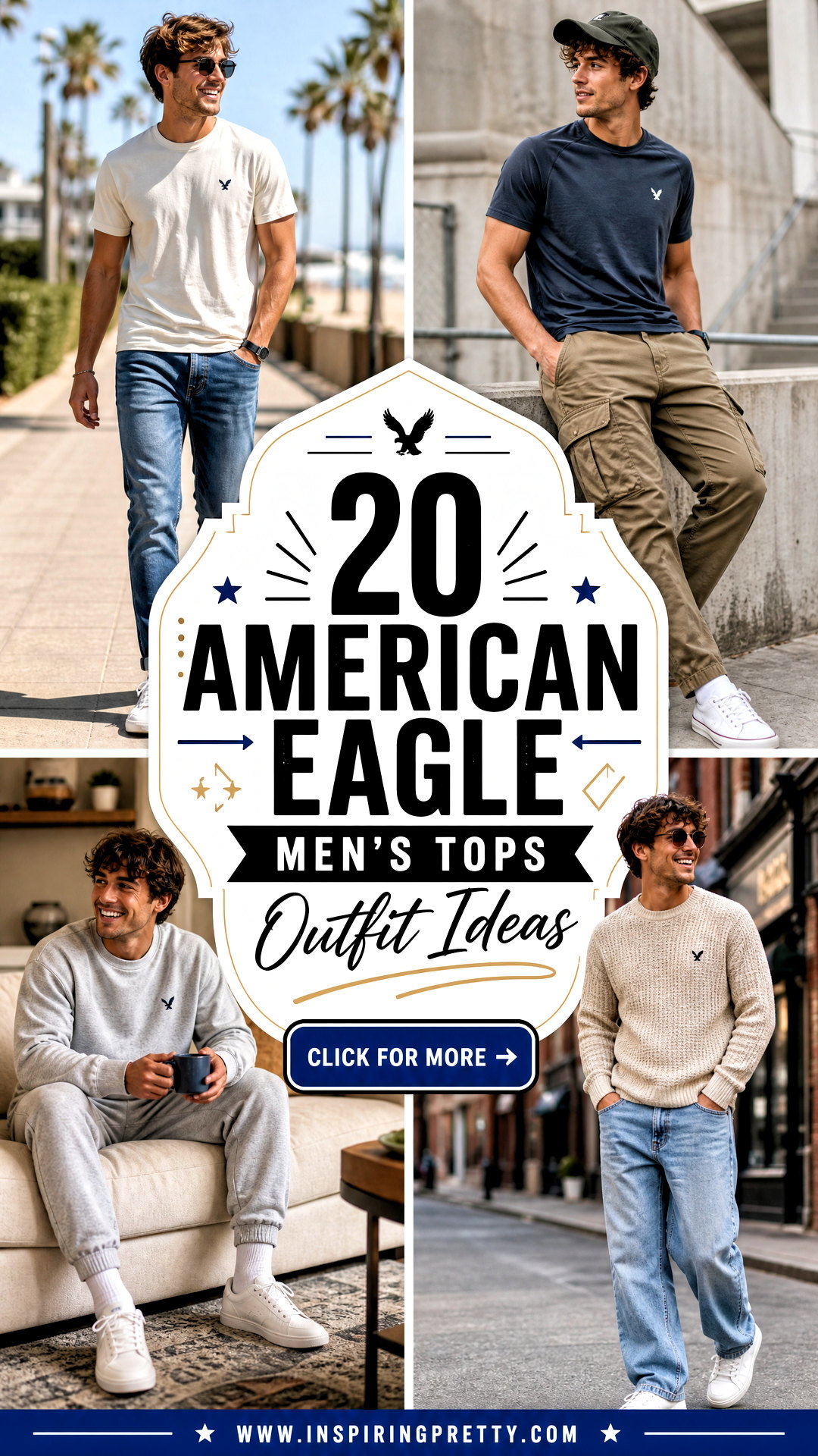 20 American Eagle Mens Tops Outfit Ideas for Casual Weekends - 20 American Eagle Men’s Tops Outfit Ideas for Casual Weekends