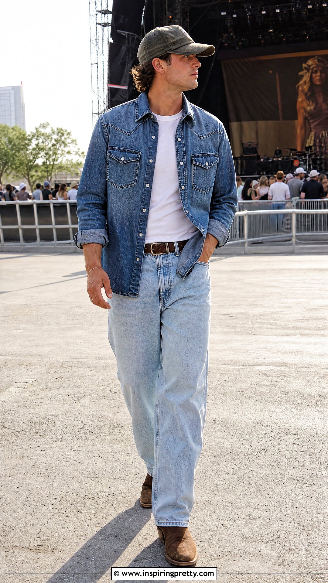 American Eagle Mens Western Shirt With Double Denim - 20 american eagle men's tops outfit ideas