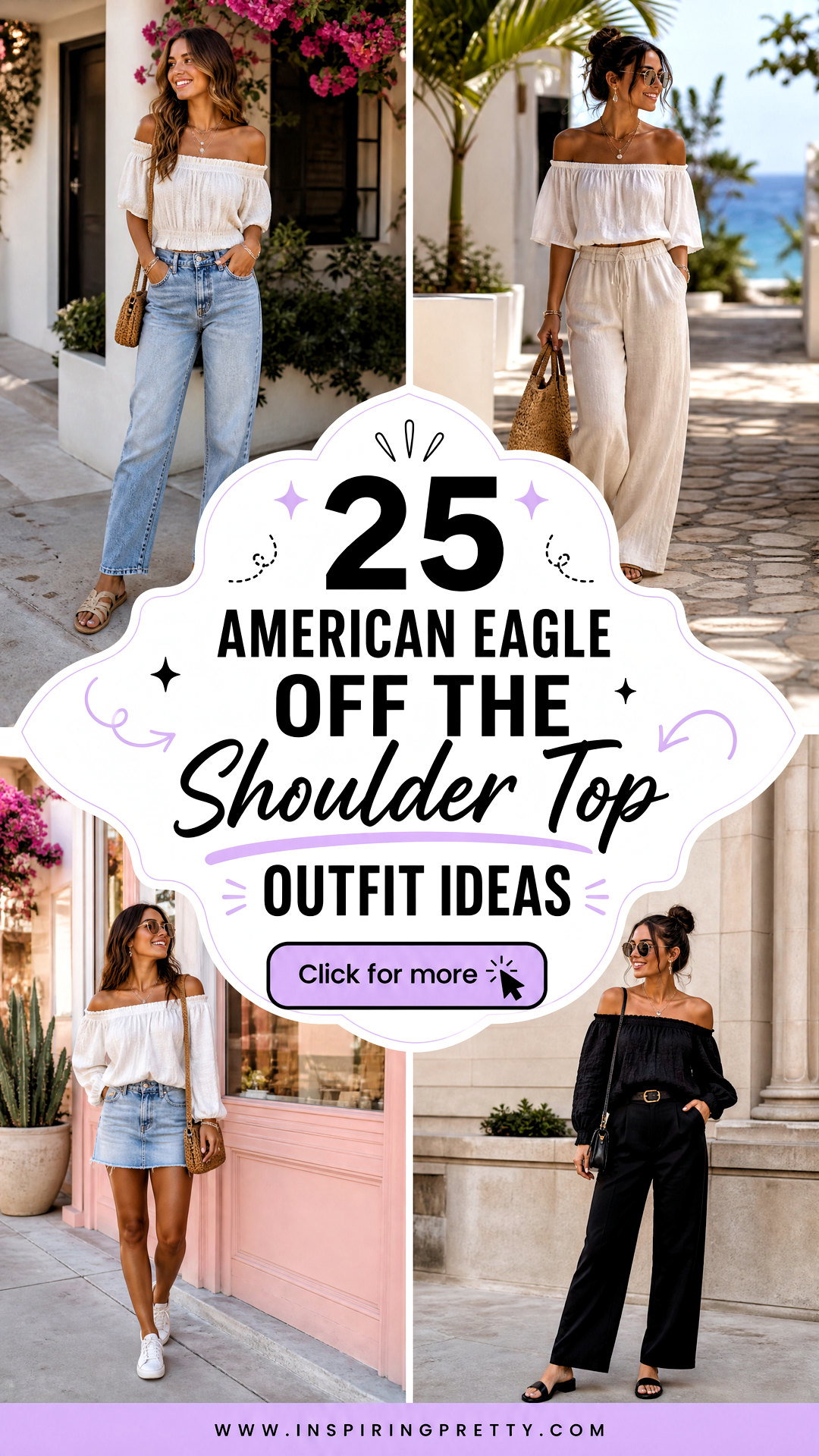 25 American Eagle Off the Shoulder Top Outfit Ideas for Summer - 25 American Eagle Off the Shoulder Top Outfit Ideas for Summer