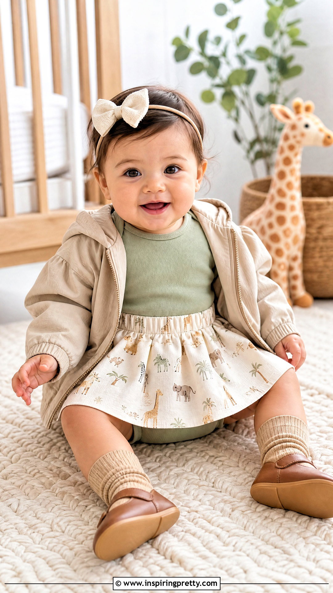 Animal Print Baby Skirt Top Set - 50 baby skirt top designs