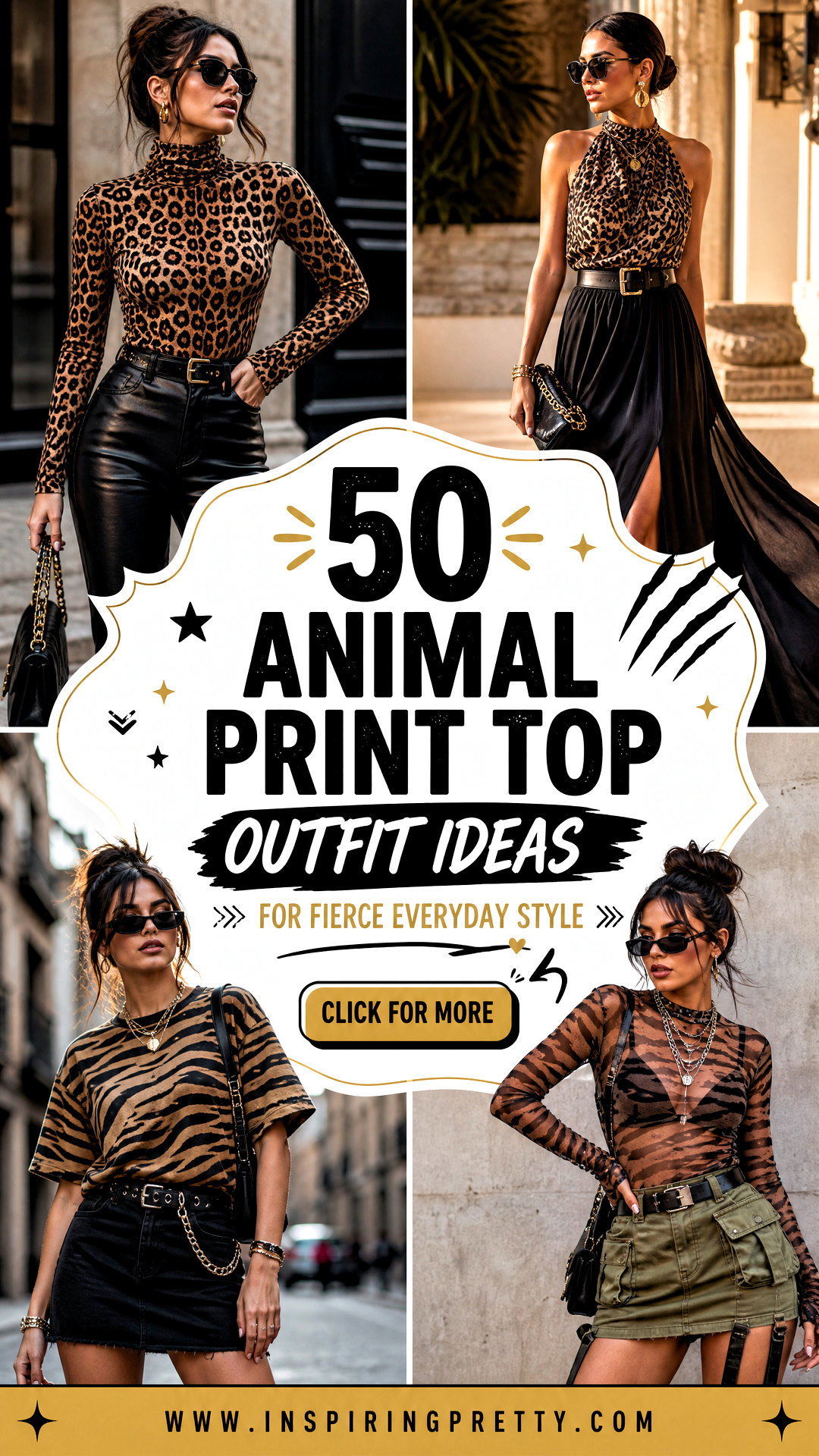 50 Animal Print Top Outfit Ideas for Fierce Everyday Style - 50 Animal Print Top Outfit Ideas for Fierce Everyday Style
