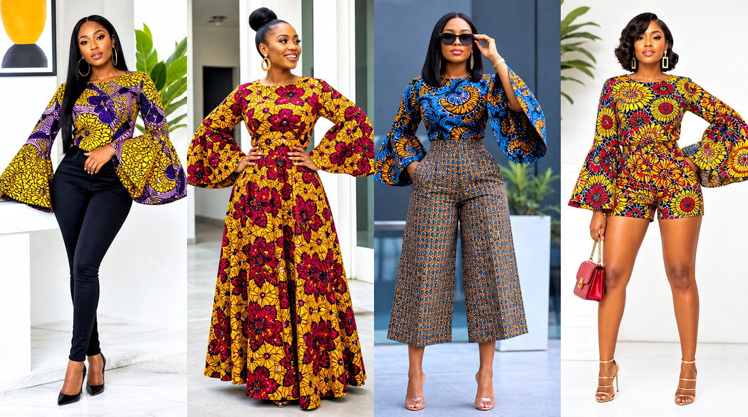 25 Ankara Bell Sleeve Top Outfit Ideas for Statement Style
