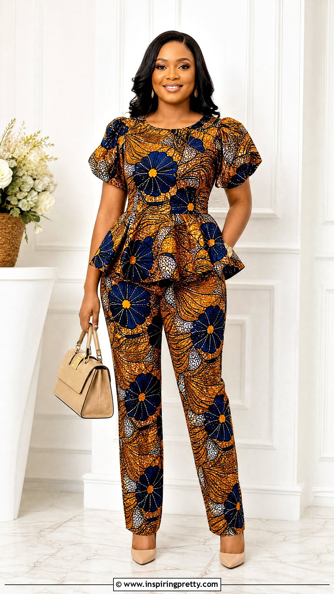 Ankara Family Photo Top And Trouser Set - 50 Ankara Two Pieces Trouser And Tops