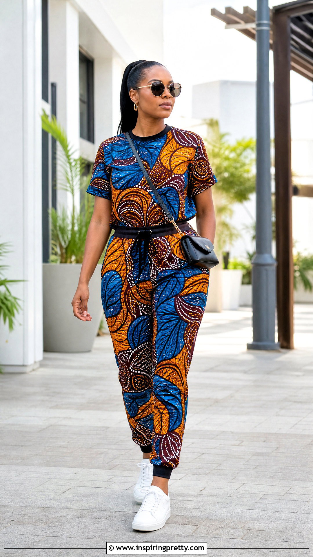 Ankara Jogger Trousers And Short Sleeve Top Outfit - 20 ankara trouser and top for women outfits