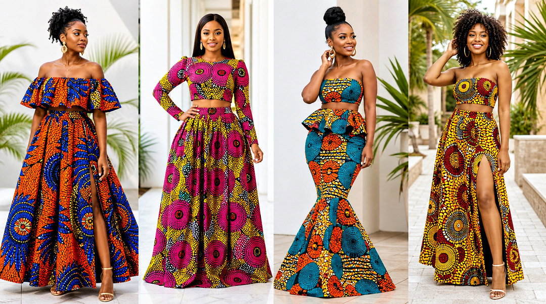 20 Ankara Skirt and Top Outfit Ideas for Fresh Modern Style