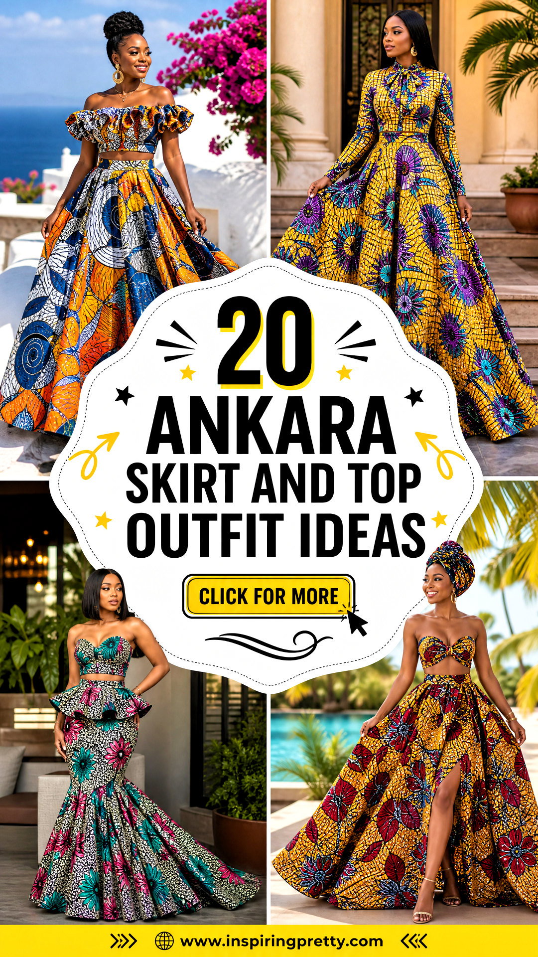 20 Ankara Skirt and Top Outfit Ideas for Fresh Modern Style - 20 Ankara Skirt and Top Outfit Ideas for Fresh Modern Style
