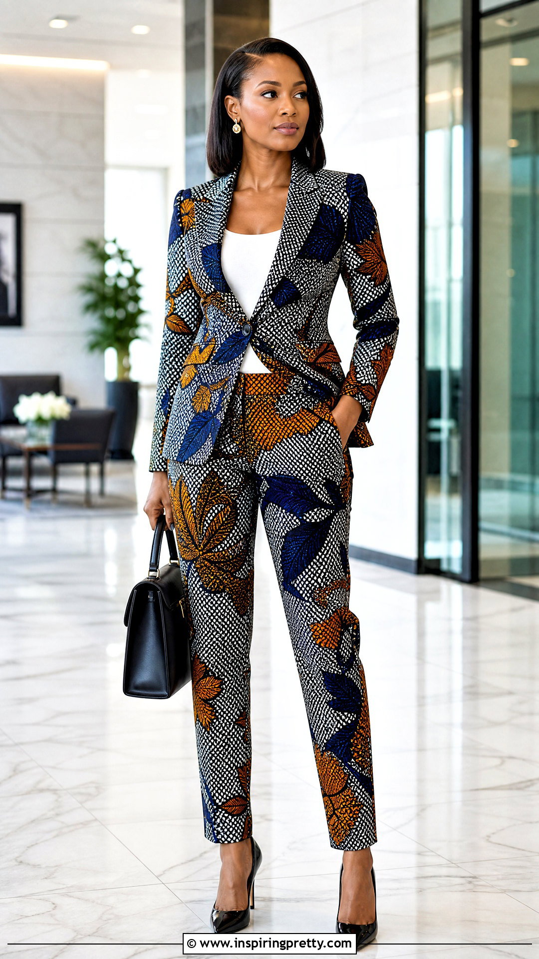 Ankara Tailored Trousers And Blazer Top Outfit - 20 ankara trouser and top for women outfits