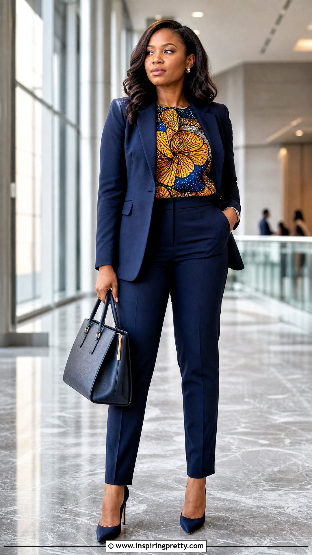 Ankara Top With Suit Separates - 50 ankara tops outfit ideas