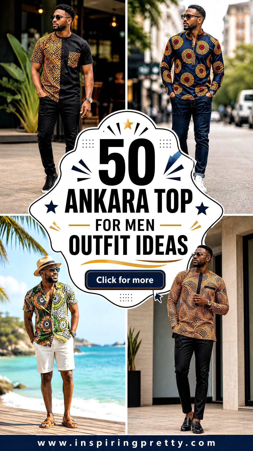 50 Ankara Top for Men Outfit Ideas for Sharp Modern Style - 50 Ankara Top for Men Outfit Ideas for Sharp Modern Style
