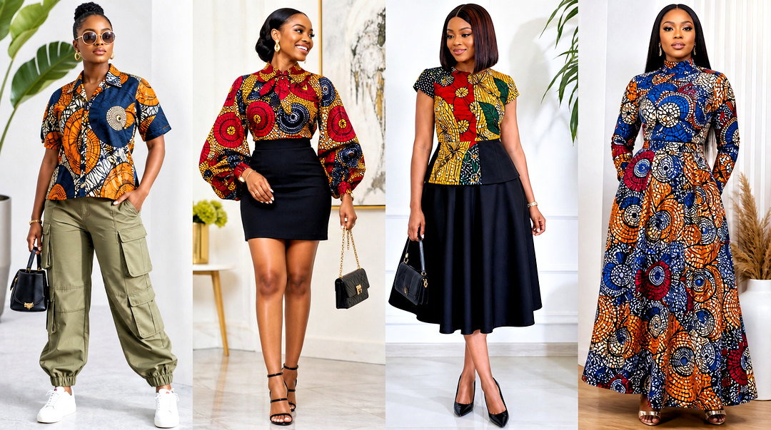 50 Ankara Tops Outfit Ideas for Bold, Head-Turning Style