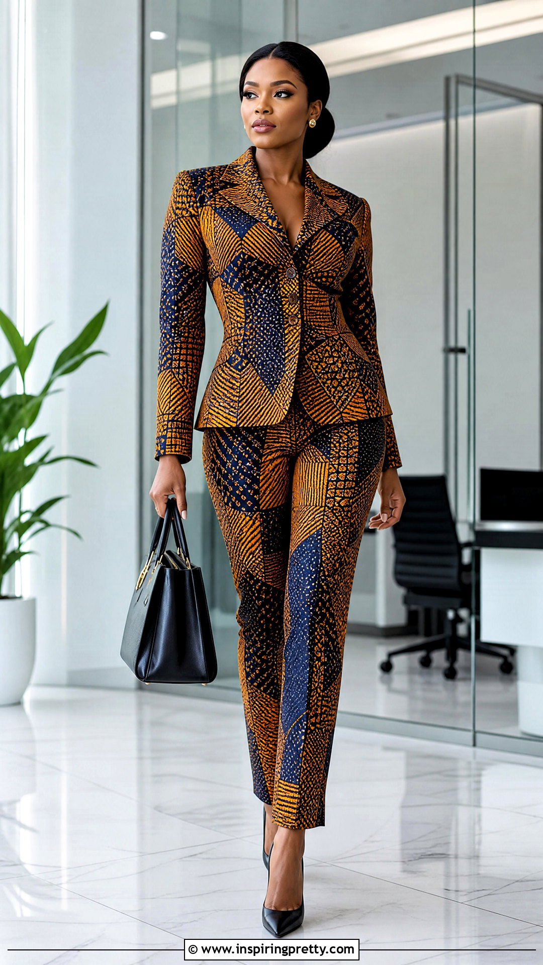 Ankara Trousers And Blazer Top - 50 ankara trousers and top for women