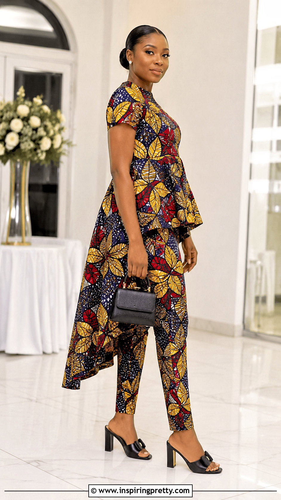 Ankara Trousers And High Low Top - 50 ankara trousers and top for women
