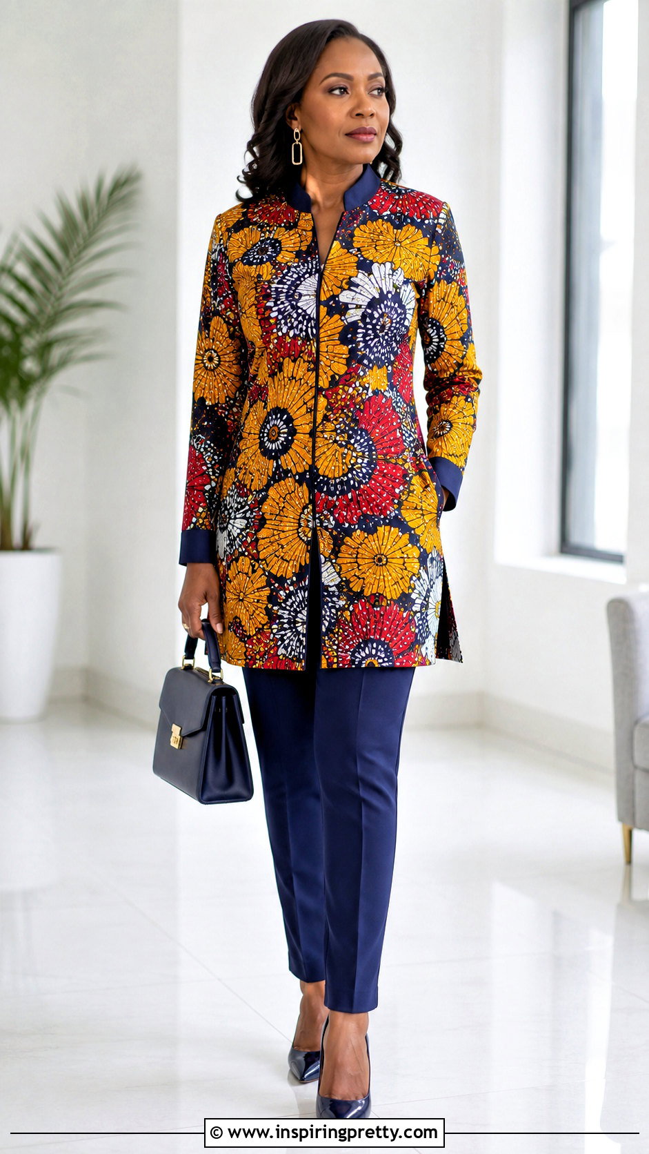 Ankara Trousers And Longline Top - 50 ankara trousers and top for women