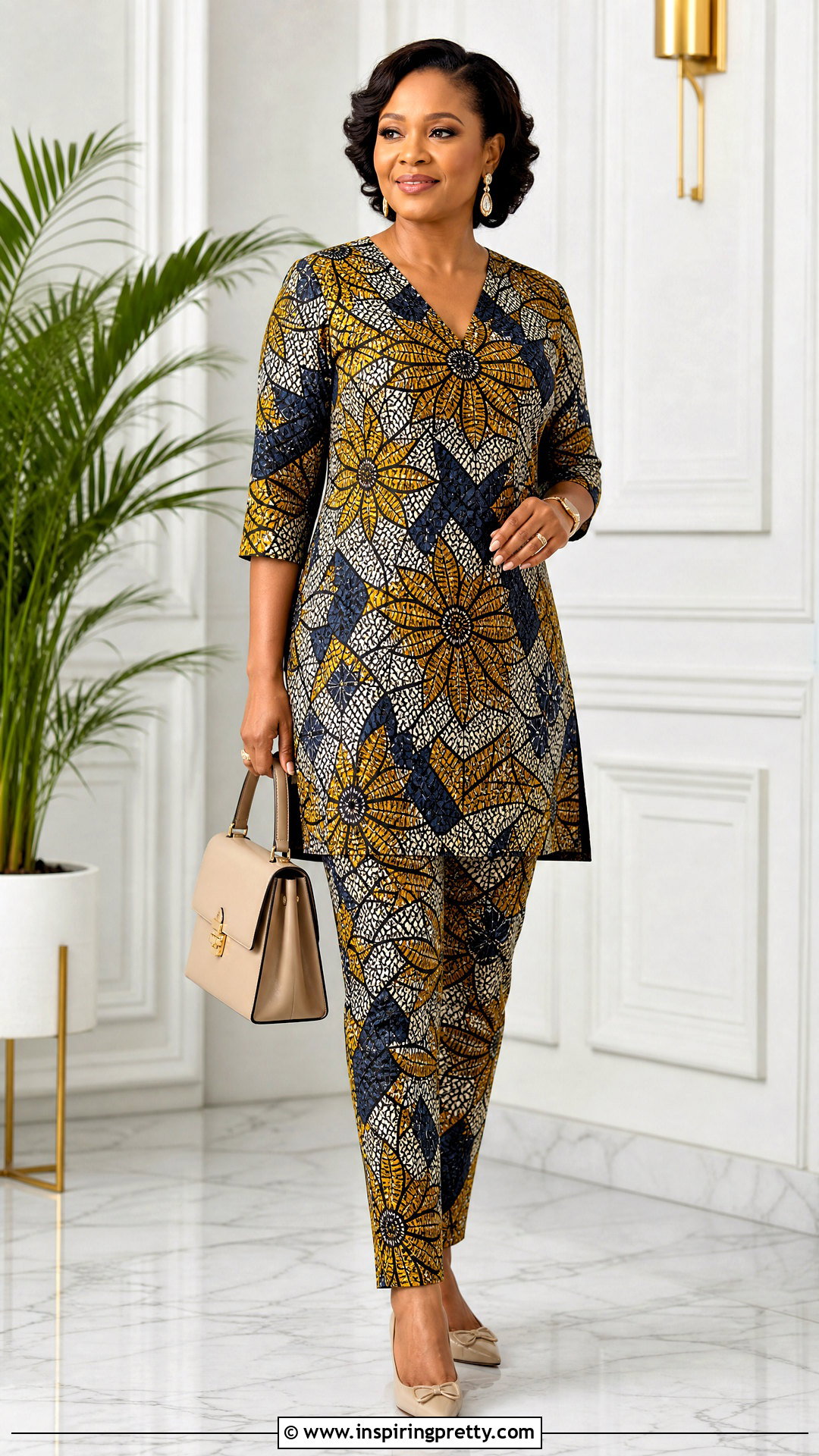 Ankara Trousers And Tunic Top - 50 ankara trousers and top for women